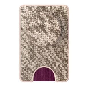 PopSockets Phone Wallet -Expanding Phone Grip - Card Holder - Rose Gold Saffiano
